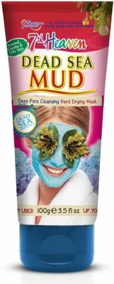 Productafbeelding van Reinigingsmasker voor poriën, 7th Heaven, Mud Dead Sea Mineralen (100 g)