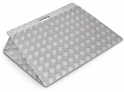 Produktbild von TRUTZHOLM Türschwellenrampe 10 cm Höhe 60 cm Länge 250 kg Traglast Alu