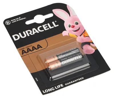Obrázek produktu pro Duracell MX2500, Baterie na jedno použití, AAAA, Alkalický, 2 kusů, Černá, Zlato, 18 g