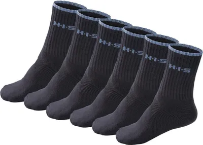 Produktbild von H.I.S. Sportsocken Tennissocken Damen Herren Laufsocken 6 -teilig marine Größe 39/42
