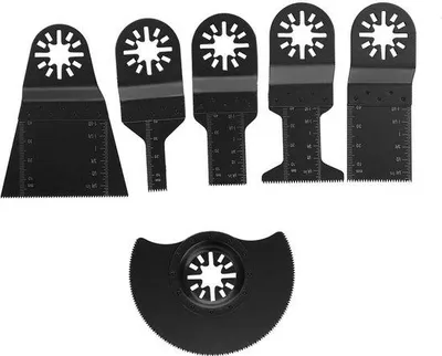 Image de Jeu de 6 lames multifonctions pour scies oscillantes