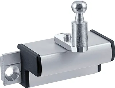 Produktbild von Geze Flügelbock OL90 N für Holzfenster Euronut max. Flügelgewicht 80kg silberfarbig EV1 - 30886