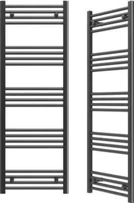 Immagine prodotto di Radiatore da bagno Granitan | Breno - 50x140 cm - Nero - Design moderno - Scaldasalviette