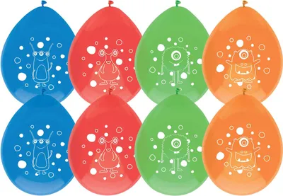 Immagine prodotto di Palloncini Monster Party, 8 pz.