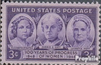 Produktbild von Briefmarken USA 1948 Mi 571 (kompl.Ausg.) postfrisch Amerikanische Frauenrechtsbewegung