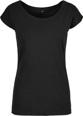 Obrázek produktu pro Build Your Brand - dámské tričko s širokým rozparkem RW8369 (L) (černá)