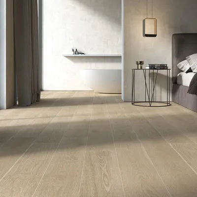 Produktbild von Fliese in Holzoptik Luppi Sand Matt 19,5 x 120 cm | 1.4 m²/s