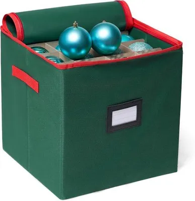 Produktbild von Kerstballen-Opbergtas aus Holz