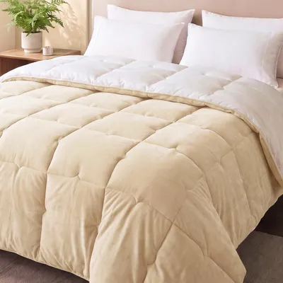 Imagen del producto de FLANDRIA Dekbed Ultrazacht Flaneleffect 600g/m², 220x240, Crèmewit