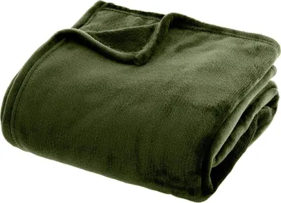 Obrázek produktu pro Eazy Living útulná deka flanel 180 cm x 230 cm khaki