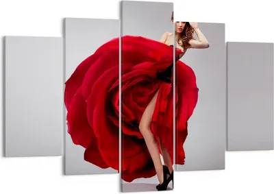 Produktbild von Bild auf Leinwand - Leinwandbild - Karneval Kleidung Kultur Tänzerin - 150x100cm - Wand Bild - Wanddeko - Leinwanddruck - Bilder - Kunstdruck - Leinwand bilder - Wandkunst - EA150x100-2138