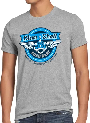 Produktbild von style3 Blue Shell Kart Herren T-Shirt videospiel konsole mario