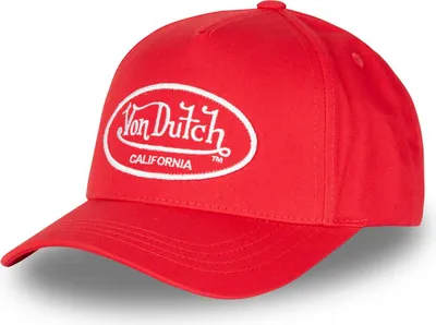 Produktbild von Von Dutch Originals Full Trucker Cap - CALIFORNIA Basic Baumwolle red