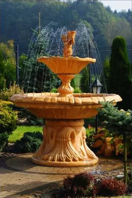 Produktbild von Springbrunnen Garten Teich Brunnen 187cm Steinbrunnen Gartenbrunnen Fontaine