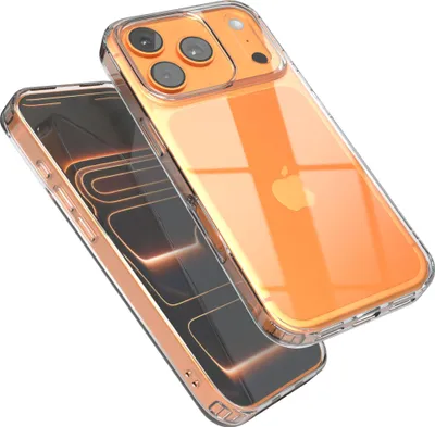 Produktbild von EAZY CASE Clear Hülle kompatibel mit Apple iPhone 17 Pro, Schutzhülle Silikon, dünnes Cover, Slimcover Handyhülle, Backcover Transparent