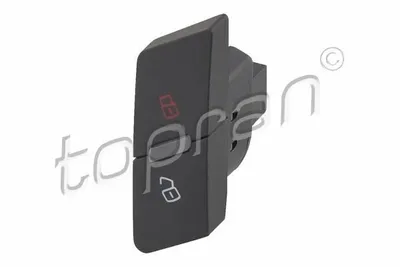 Produktbild von TOPRAN Zentralverriegelungs-Schalter 116 790 Vorne Fahrzeugtür fahrerseitig für AUDI A6 Avant (4F5, C6) Kunststoff