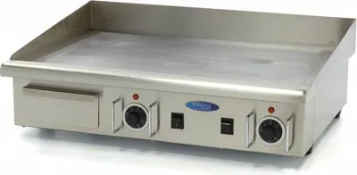 Image de Maxima - Plancha Gastro - Lisse - 73 cm - avec bac de récupération - 400 V