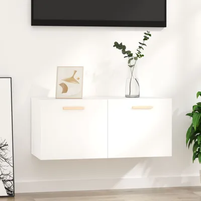 Obrázok produktu pre The Living Store Nástenná skrinka biela 80x35x36,5 cm materiál na báze dreva