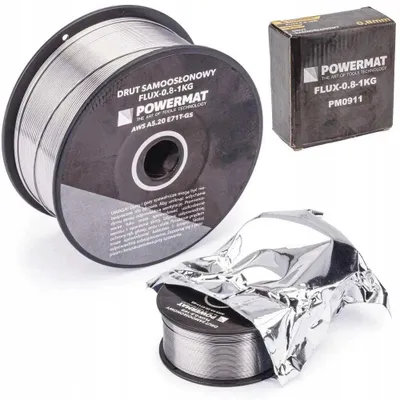 Obrázok produktu pre POWERMAT Zvárací drôt rúrkový 0,8mm 1kg FLUX-0.8-1KG