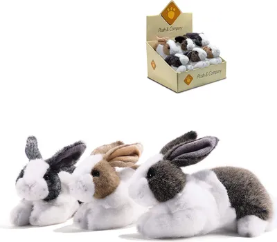 Produktbild von Plüschhase - farblich sortiert - Farbe je nach Verfügbarkeit - Preis pro Stück!