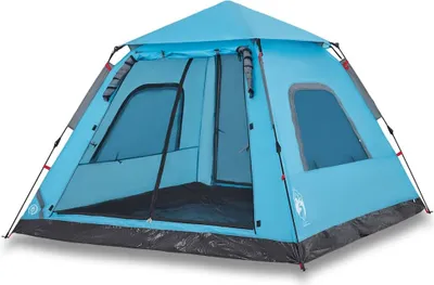 Immagine prodotto di vidaXL Tenda da campeggio a cupola 5 persone blu sgancio rapido
