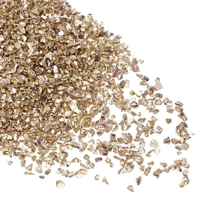 Glassplitter 1-3 mm, 20 g, champagnerfarben, für DIY-Deko