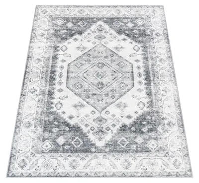 Produktbild von Paco Home Teppich Wohnzimmer Schlafzimmer Kurzflor Rutschfest Weich Vintage Orient Mandala 200x280 cm