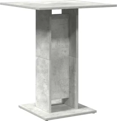 Produktbild von vidaXL Bistrotisch Betongrau 60x60x75 cm Holzwerkstoff