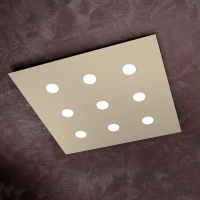 Obrázek produktu pro Moderní stropní svítidlo Area Sand Metal 9 světel Gx53