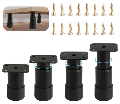 Immagine prodotto di Piedini regolabili per mobili, altezza 120-180 mm, set di 4