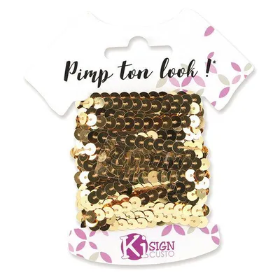 Immagine prodotto di 6 Nastro con paillettes 6 m - Oro