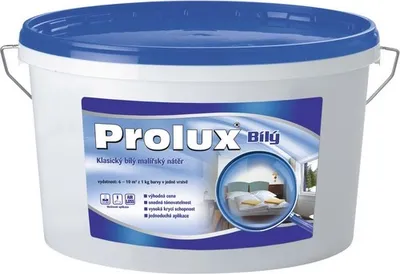 Obrázek produktu pro Barva na zeď Prolux Bílý 15 kg