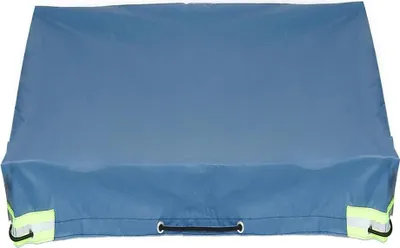 Obrázek produktu pro Přepravní kryt na karavan - plachta na střechu, rozměry 214x122x13 cm - odolná tkanina 420D - voděodolná - ochrana proti prachu a slunci - pro obytné vozy - modrá barva