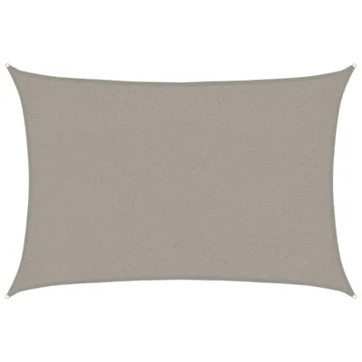 Produktbild von Sonnensegel 160 g/m² Rechteckig Hellgrau 2x2,5 m HDPE
