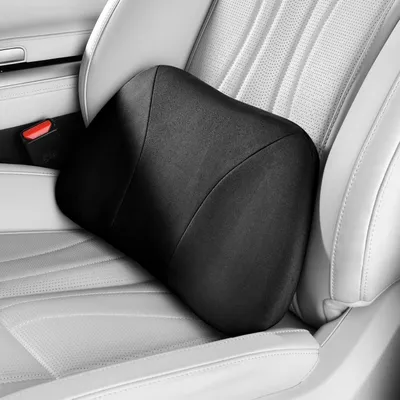 Produktbild von Lendenkissen 39x22 cm, Memory Foam, schwarz, für Autositz