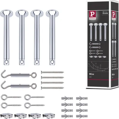Produktbild von Paulmann Seilsystem Montageset 4er-Set