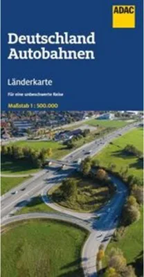 Produktbild von ADAC Länderkarte Deutschland Autobahnen 1:500.000