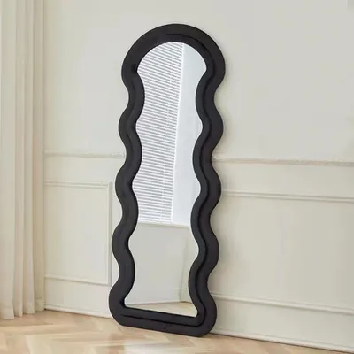Produktbild von 360Home Ganzkörperspiegel Ankleidespiegel Standspiegel Haushalt schwarz 180cm