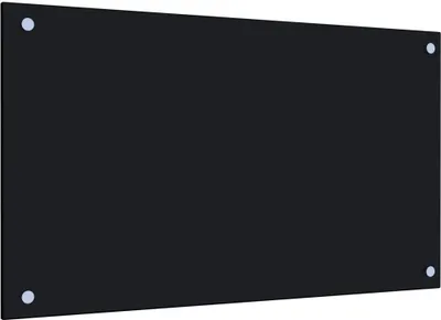 Zdjęcie produktu dla Panel ochronny do kuchni, czarny, 70x40 cm, szkło hartowane
