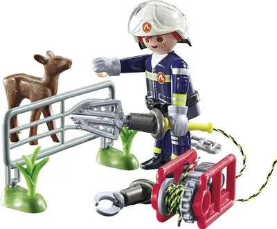 Productafbeelding van 71467 City Actie: Brandweer - Redding van dieren, constructiespeelgoed
