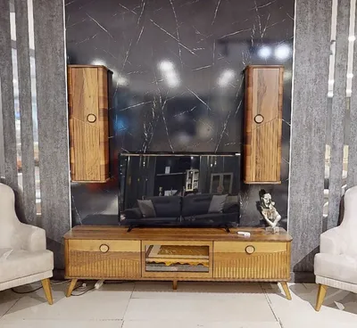Obrázok produktu pre Štýlový svetlohnedý TV lowboard dizajnový RTV príborník do obývačky