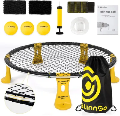 Produktbild von Outdoor Spielset 3 Bälle, Spielnetz, Ballpumpe mit Nadel, für Garten