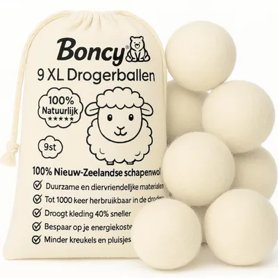Produktbild von Nachhaltige Trocknerbälle aus 100% Neuseeländischer Schafwolle
