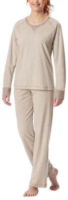 Productafbeelding van Schiesser dames pyjama set, lange mouwen, zachte katoen - Nachtkleding