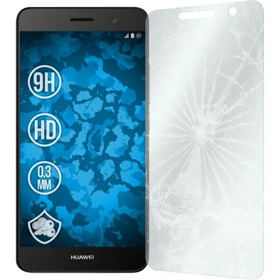 Produktbild von 3er-Pack PhoneNatic Glas-Folie klar  kompatibel mit Huawei Enjoy 5 - Panzerglas für Enjoy 5