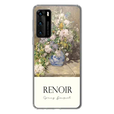 Produktbild von MuchoWow® Handyhülle Schutzhülle Hülle für Huawei P40 Kunst - Blumen - Alte Meister Silikon Softcase Handy Hülle - Handytasche