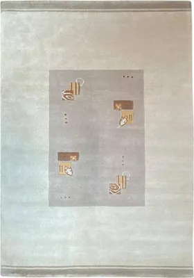 Produktbild von Teppich VENUS NEPAL - HANDGEKNÜPFT | Farbe: Beige; Größe: 170x240 cm | strapazierfähig und leicht zu reinigen | Wohnzimmer | Schlafzimmer