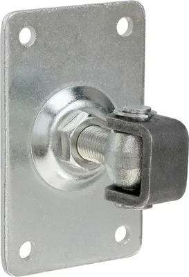 Produktbild von Torangel einstellbar M16 Anschraubplatte 120 x 75 x 4mm Torbänder Torscharnier