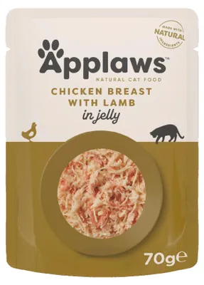 Zdjęcie produktu dla Applaws 8253CE-A, Dorosły, Każda rasa, Kurczak, Jagnięcina, 70 g