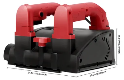 Produktbild von Elektrische Wandfräse - Betonschleifer - 3000 U/min - Einstellbare Frästiefe 1–4 mm